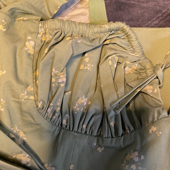 House Of Cb “Millicent” Olive long Sleeve Corset Top Size L+ US 12-14 - Picture 14 of 14